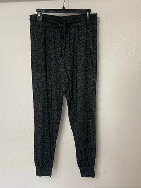 stars above Black and Heather Gray Knit pants
